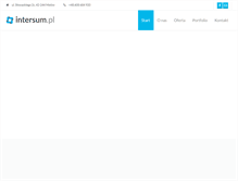 Tablet Screenshot of intersum.pl